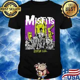 Skeleton misfits earth ad shirt