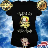 Skeleton not like other girls s Ladies tee