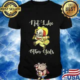 Skeleton not like other girls shirt