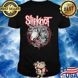 Skeleton unicorn slipknot band shirt