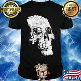 Skull halloween horror characters shirt