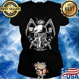 Skull mask sick side the psycho realm streetwear collab worldwide sick side s Ladies tee
