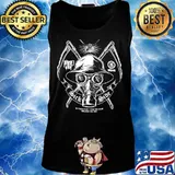 Skull mask sick side the psycho realm streetwear collab worldwide sick side s Tank top