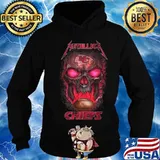 Skull metallica kansas city chiefs football s Hoodie
