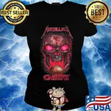 Skull metallica kansas city chiefs football s Ladies tee