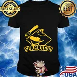 Slam Diego Shirt California Funny Home Run Hitting Baseball T-Shirt