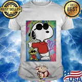 snoopy and woodstock art shirt