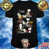 Snoopy and woodstock faith hope love believe dream shirt