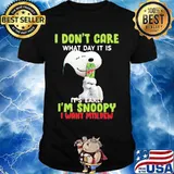 Snoopy i don't care what day it is it's early i'm snoopy i want mtn.dew