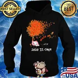 Snoopy wake me up 2020 is over maple leaves tree s Hoodie