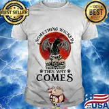 Something Wicked This Way Comes Cat Witch Skull Sunset Halloween Shirt