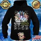 Star wars 43 years 1977 2020 signatures s Hoodie