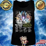 Star wars 43 years 1977 2020 signatures s Tank top