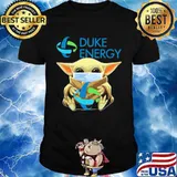 Star wars baby yoda mask hug duke energy shirt