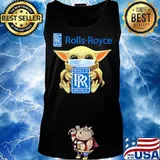 Star wars baby yoda mask hug rolls royce s Tank top