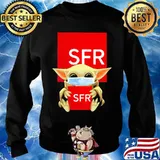 Star wars baby yoda mask hug sfr s Sweater