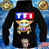 Star wars baby yoda mask hug tf1 s Hoodie