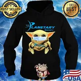 Star wars baby yoda mask hug the planetary society s Hoodie