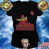 Star wars baby yoda oklahoma sooners s Ladies tee