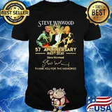 Steve winwood 57th anniversary 1963 2020 thank you for the memories signatures shirt