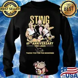 Sting 69th anniversary 1951 2020 thank you for the memories signatures s Sweater