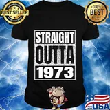Straight Outta 1973 47th Birthday Gifts 47 Years Age Vintage T-Shirt