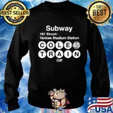 Subway 161 street yankee stadium station cole 45 train etsy s Sweater