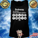 Subway 161 street yankee stadium station cole 45 train etsy s Tank top