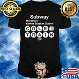 Subway 161 street yankee stadium station cole 45 train etsy shirt
