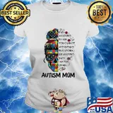 Sugar skull girl they whispered to her you cannot withstand the storm she whispered back i am the storm autism mom s Ladies tee