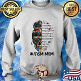 Sugar skull girl they whispered to her you cannot withstand the storm she whispered back i am the storm autism mom s Sweater
