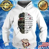 Sugar skull girl they whispered to her you cannot withstand the storm she whispered back i am the storm veteran s Hoodie