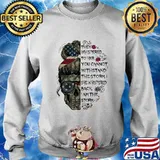 Sugar skull girl they whispered to her you cannot withstand the storm she whispered back i am the storm veteran s Sweater