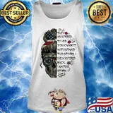 Sugar skull girl they whispered to her you cannot withstand the storm she whispered back i am the storm veteran s Tank top