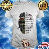 Sugar skull girl they whispered to her you cannot withstand the storm she whispered back i am the storm veteran shirt