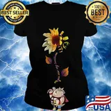 Sunflower you are my sunshine wine s Ladies tee