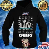 Super bowl liv 100 nfl kansas city chiefs football players signatures s Hoodie