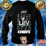 Super bowl liv 100 nfl kansas city chiefs football players signatures s Sweater