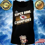 Super bowl liv champions kansas city chiefs football logo s Tank top