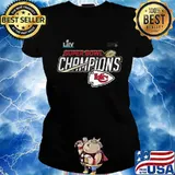 Super bowl liv champions kansas city chiefs football s Ladies tee