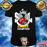 Super bowl liv champions kansas city chiefs football shirt