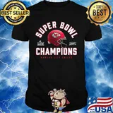 Super bowl liv champions kansas city chiefs football team shirt