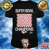 Super bowl liv champions kansas city chiefs players shirt