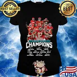 Super bowl liv champions kansas city chiefs players signatures s Ladies tee