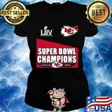 Super bowl liv champions kansas city chiefs s Ladies tee