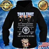 Take that 30rd anniversary 1990 2020 thank you for the memories signatures s Hoodie