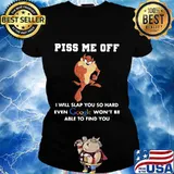 Tasmanian devil piss me off i will slap you so hard even google won't be able to find you s Ladies tee