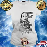 Taylor swift fearless speaknow red 1989 reputation lover folklore signature s Ladies tee
