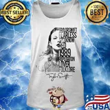 Taylor swift fearless speaknow red 1989 reputation lover folklore signature s Tank top