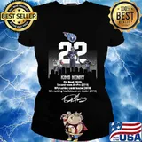 Tennessee titans king henry pro bowl 2019 second team all pro nfl rushing yards leader signature s Ladies tee
